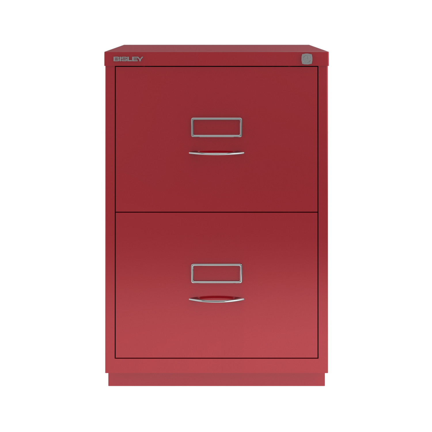 Bisley 14-13/16D Vertical 3-Drawer Under-Desk File Cabinet, Orange